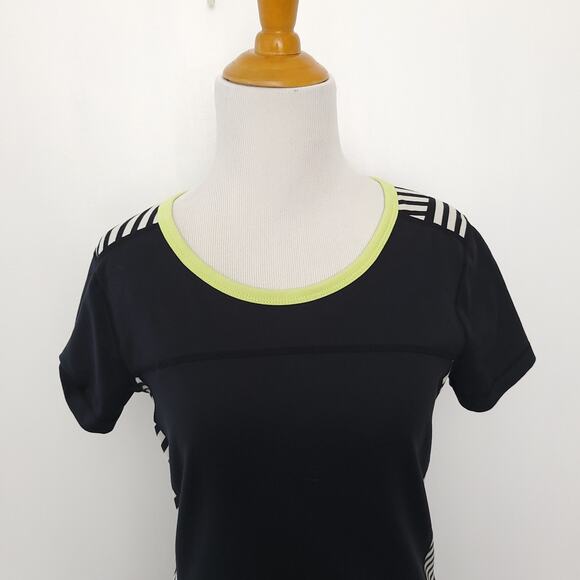 Title Nine Dream Overdrive Dress Stretch Athleisure Geometric Black Women XS - Picture 5 of 13